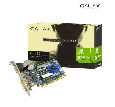 VGA (การ์ดแสดงผล) GALAX GEFORCE GT 710 1GB DDR3 64 BIT  3Y